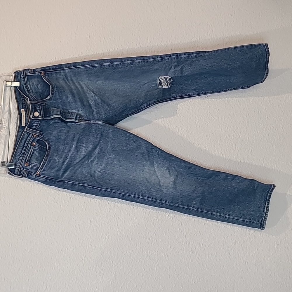 Levis premium wedgie straight size 30 denim jeans button fly